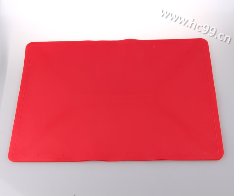 红色硅胶餐垫