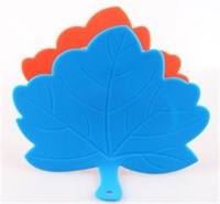树叶形硅胶餐垫