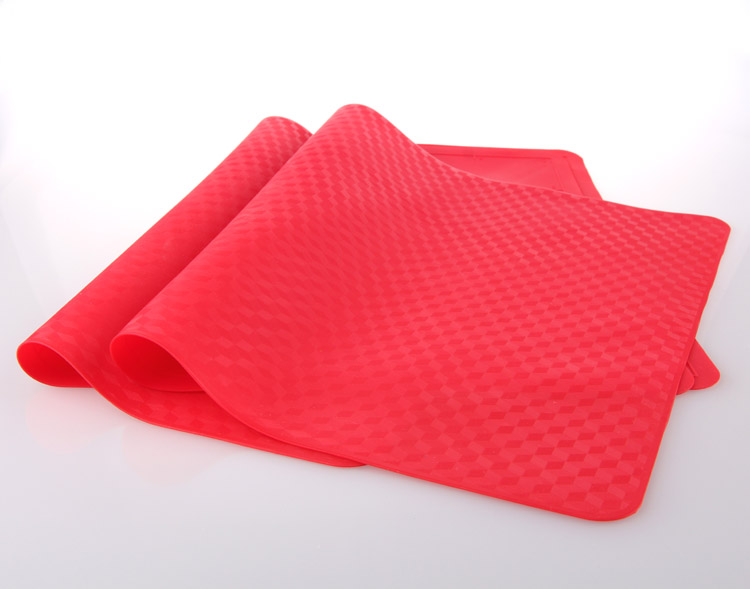 红色硅胶餐垫 硅胶餐垫批发 硅胶餐垫生产厂家