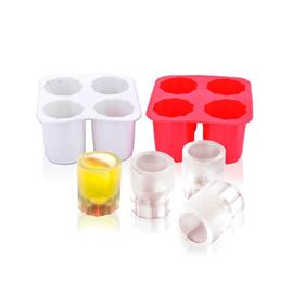 四孔硅胶冰杯
