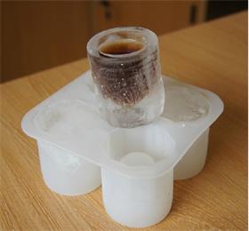 四孔硅胶冰杯